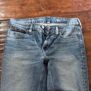 J. Crew Women's 9" Billie Demi-Boot Crop denim